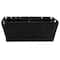 Simplify Small Black Woven Storage Shelf Baskets, 2ct.